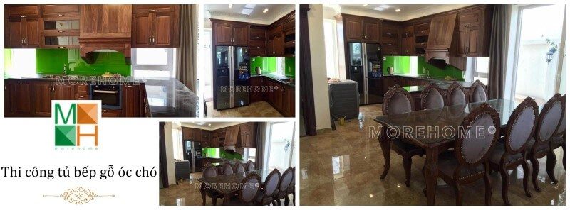 Đến với nội thất Morehome bạn sẽ được nhận quá trình sản xuất lắp đặt sản phẩm gỗ óc chó chuyên nghiệp, tỷ mỷ.