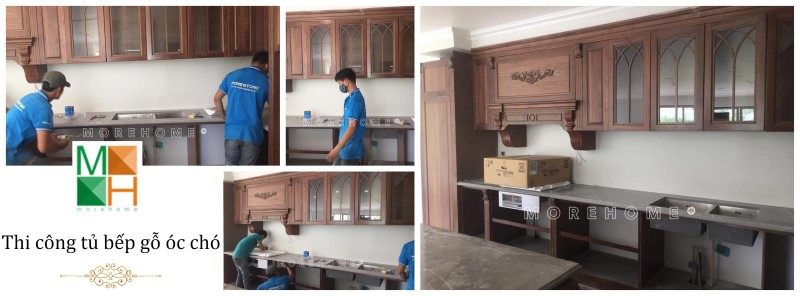 Tại sao khách hàng lại lựa chọn tủ bếp được thi công bằng gỗ óc chó? Hãy đến với Nội thất MoreHome để được giải đáp nhé.