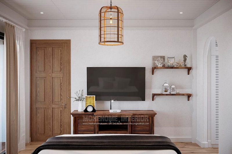 Morehome gợi ý mẫu kệ tivi gỗ tự nhiên đẹp cho nhà biệt thự, chung cư, nhà phố