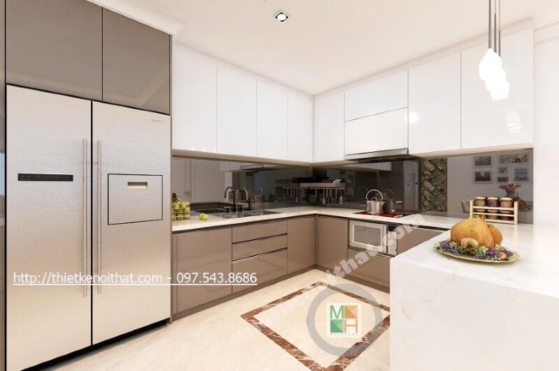 .
Tủ bếp của thời đại hiện đại được thiết kế theo kiểu dáng chữ u mới lạ, các ngăn tủ được phân chia một cách khoa học giúp cho người nội trợ có thể tạo ra những ý tưởng sáng tạo hơn trong quá trình nấu nướng.