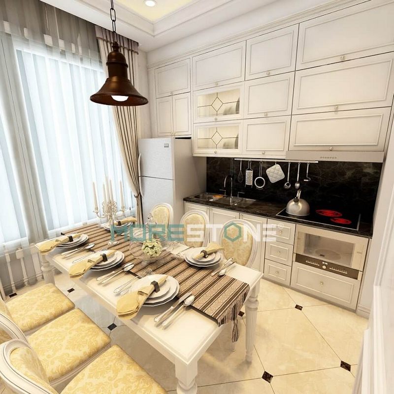 Để giải quyết vấn đề diện tích hẹp của không gian bếp trong kiến trúc tân cổ điển, chúng ta cần khắc phục để làm cho nó trở nên thuận tiện và độc đáo.